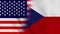 United States of America and Czech flag video