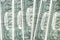 United States of America dollars banknotes creative backdrop.