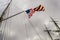 United States of America Flag unfurled on Ship`s Mast