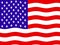 United States of America USA. Waving flag of the United States of America.
