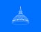 United States Capitol Dome vector