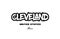 United States cleveland ohio city graffitti font typography design