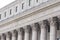 United States Court House. Courthouse facade with columns, lower Manhattan New York USA