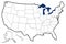 united states map outline pictures