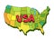 united states map sketch pictures