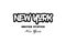 United States new york city graffitti font typography design