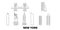 United States, New York line travel skyline set. United States, New York outline city vector illustration, symbol