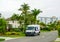 United States Postal Service van at Golden Isles neighborhood in Hallandale Beach, Florida