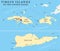 United States Virgin Islands Political Map