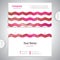 Universal business card - waves textur