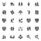 Universal Business vector icons set