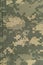 Universal camouflage pattern, army combat uniform digital camo, double thread seam, USA military ACU macro closeup, detailed large