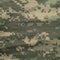 Universal camouflage pattern, army combat uniform digital camo, USA military ACU macro closeup, detailed large rip-stop fabric
