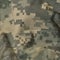 Universal camouflage pattern, army combat uniform digital camo, USA military ACU macro closeup, detailed large rip-stop fabric