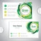 Universal green business card.