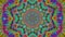 Universal ornamental sci-fi dreamy iridescent background. Kaleidoscope for tv or web show.