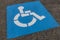 Universal Sign for Handicap Parking Spot I