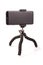 Universal smart phone tripod isolated on the white