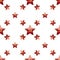 Universal vector badge Soviet Union stars seamless