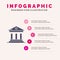 University, Bank, Campus, Court Infographics Presentation Template. 5 Steps Presentation