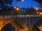 University Bridge In Saskatoon Saskatchewan With Street Lights