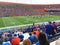 University of Florida fans watch the pre-game warm up