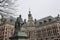 University Hall of Utrecht University and statue of Count