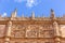 University of Salamanca, front stone Plateresque facade, Spain.