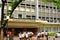 University of Santo Tomas Roque Ruano building facade in Manila, Philippines