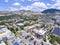 University of Utah aerial view, Salt Lake City, Utah, USA