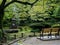 Unkei pond and traditional Japanese garden in Hibiya park