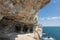 The Unknown Bulgaria. The Rock Monasteries near Tyulenovo, nordeast Bulgaria. Caves in the rocks, Black sea coast, near the