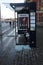 Unknown person vandalised bus stop