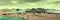 Unknown planet. Mountains. Panorama