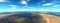 Unknown planet. Mountains. Panorama