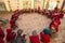 Unknown pupils during dance lesson in primary school