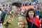 Unknown veteran of the great Patriotic war on the red square of Moscow during the celebration of Victory Day