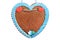 Unlabeled Bavarian gingerbread heart