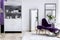 Unleash Your Style: Purple Themed Room with Contemporary Minimalist Design