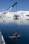 Unloading a Zodiac inshore boat - Danko Island- Antarctica