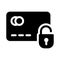 Unlock  glyph flat  icon