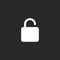 unlock icon. Filled unlock icon for website design and mobile, app development. unlock icon from filled login collection isolated