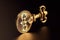 Unlocking currency symbol and Bitcoin with the golden key