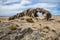 Unnamed arch in the vast Utah desert