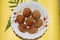 Unniappam or Unni Appam are sweet fritters made with rice, banana, a few spices and coconut