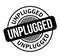 Unplugged rubber stamp