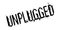 Unplugged rubber stamp