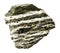 unpolished chrysotile serpentine mineral isolated