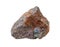 unpolished rusty Magnetite ore isolated