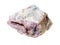 Unpolished Tourmaline in feldspar rock cutout